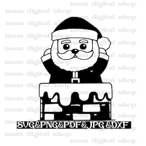 Santa Claus Svg,Santa Claus Png,Cute Santa Claus,Santa Claus Clipart,Santa Claus Vector,Santa Slihouette,Christmas Png,Santa Dxf,Santa Svg