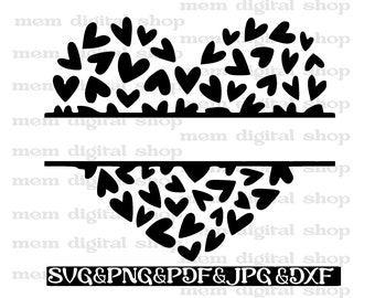 Custom Heart Name SVG: Personalized Mama Design (Digital Download)
