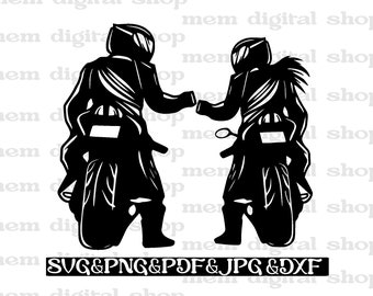 Couple Biker Svg,Motorcycle Svg,Motocross Svg,Silhouete,Biker Svg,Motorcycle Png,Motorcycle Clipart,Motobike Svg,Motorcycle Lover Svg,Dxf