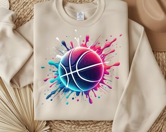 Cute Basketball PNG, Sports Design (Digital Download)