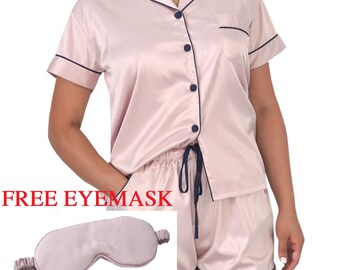 personalised pajamas -satin pyjamas-personalised pjs-bridal pjs-bridesmaid pyjamas-wedding pjs-valentines
