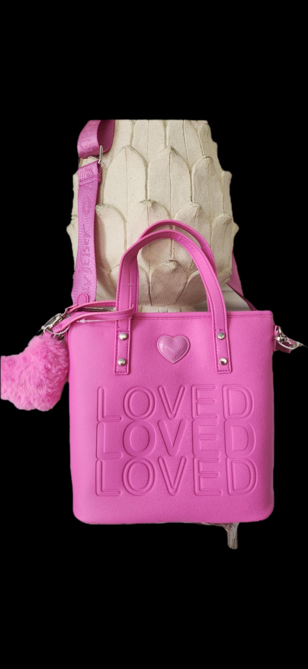 Luv BETseY 鞄 アメリカ雑貨 ハート Luv Betsey Johnson Pink Lavender Quilted Hearts Crossbody