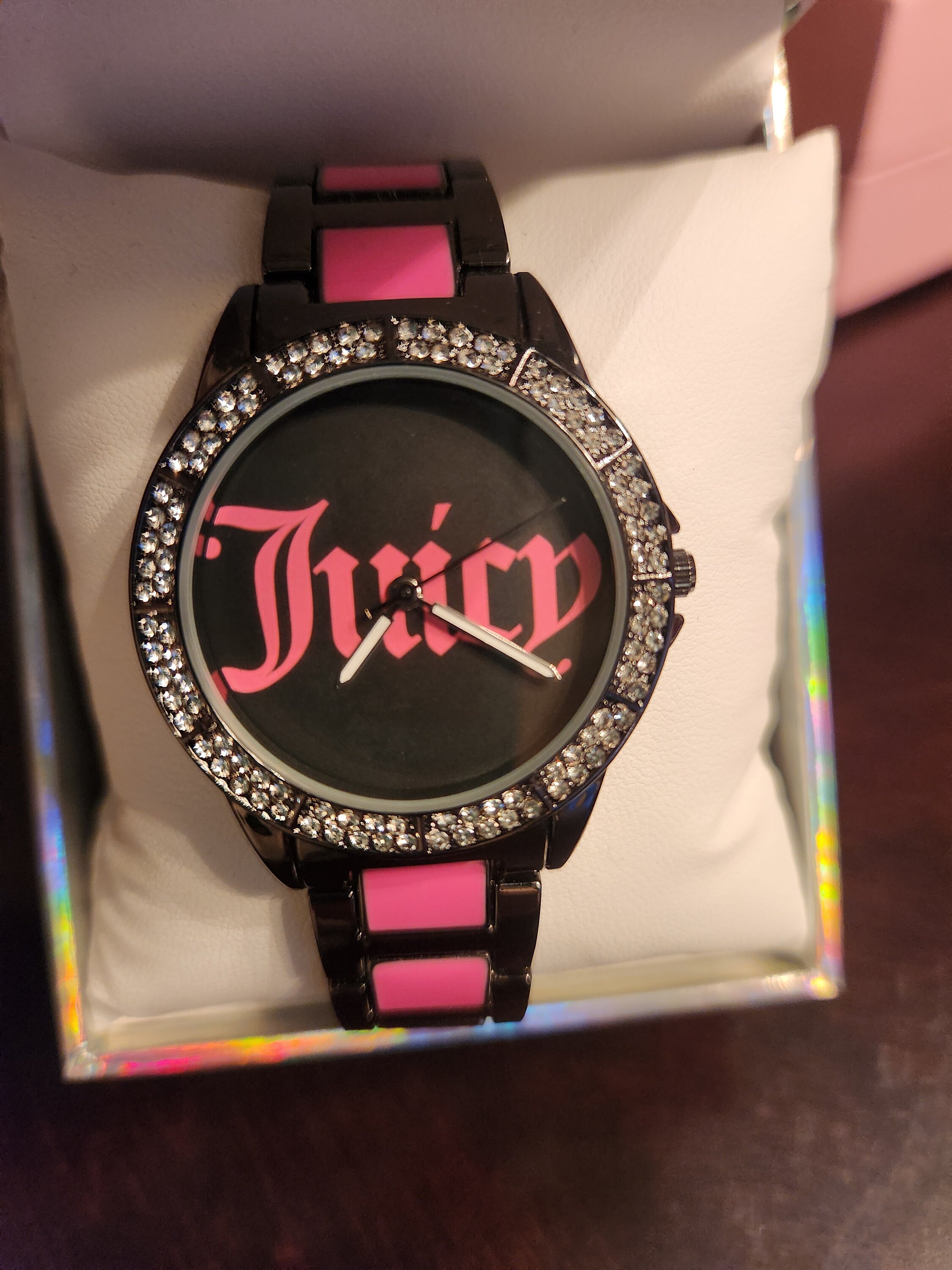 Juicy Couture Black Label Los Angeles Black and Pink 