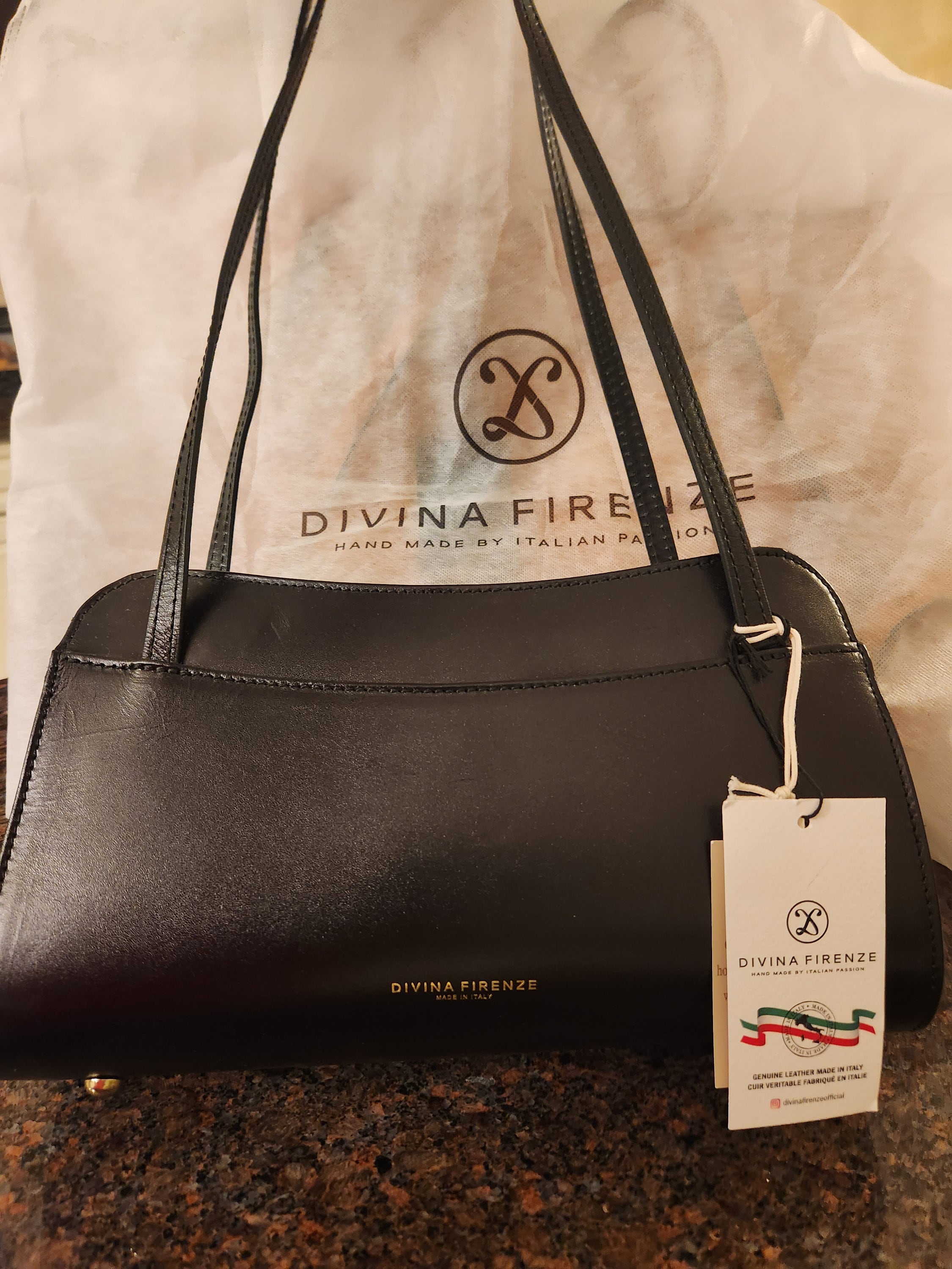 DKNY Sina MD Fluo Shoulder Bag Chain Monogram Women Handbag 