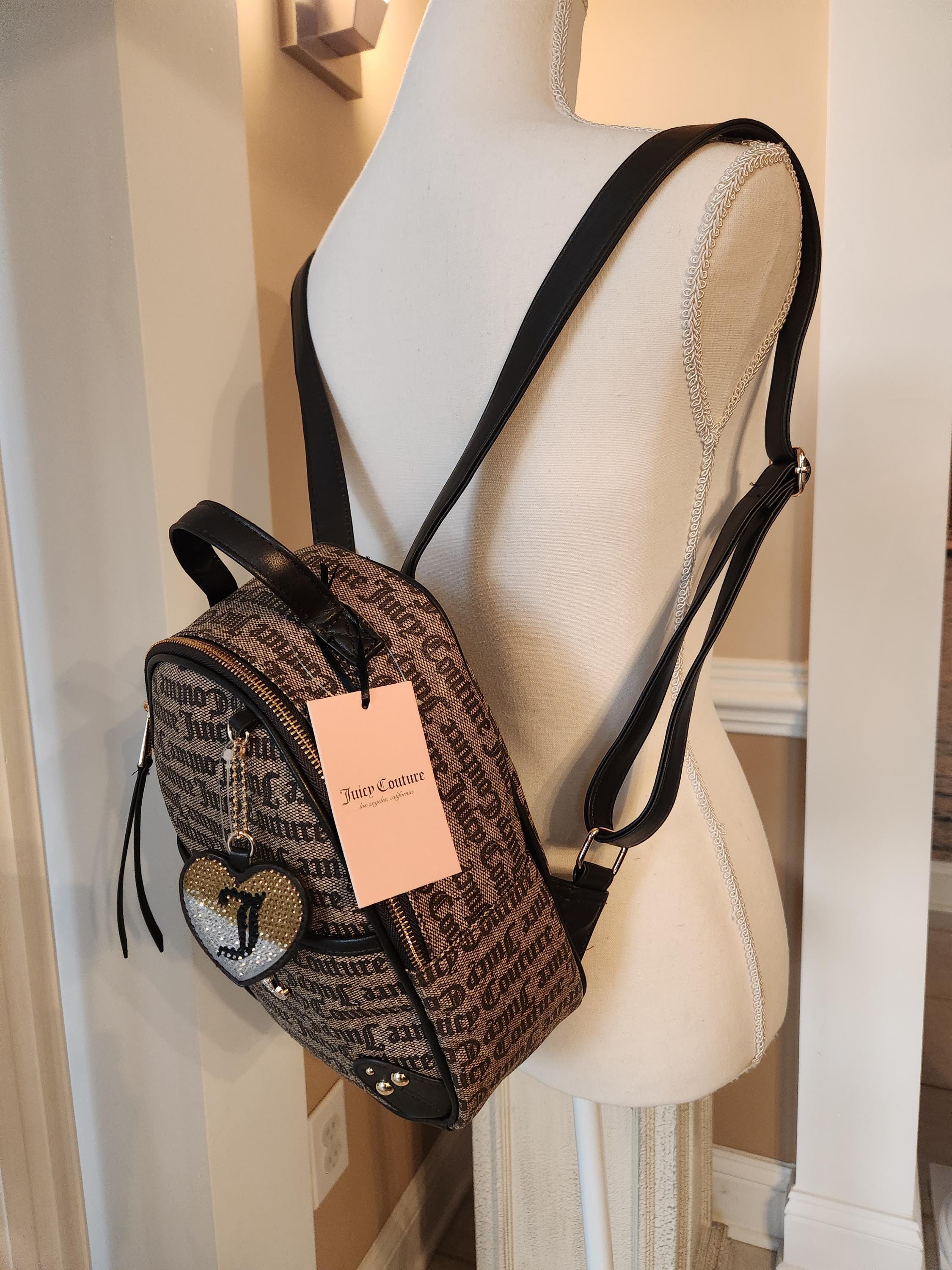 Juicy Couture Light Taupe Backpack Amazon.com | Juicy Couture Lollipop Small Backpack Gothic  main image 4