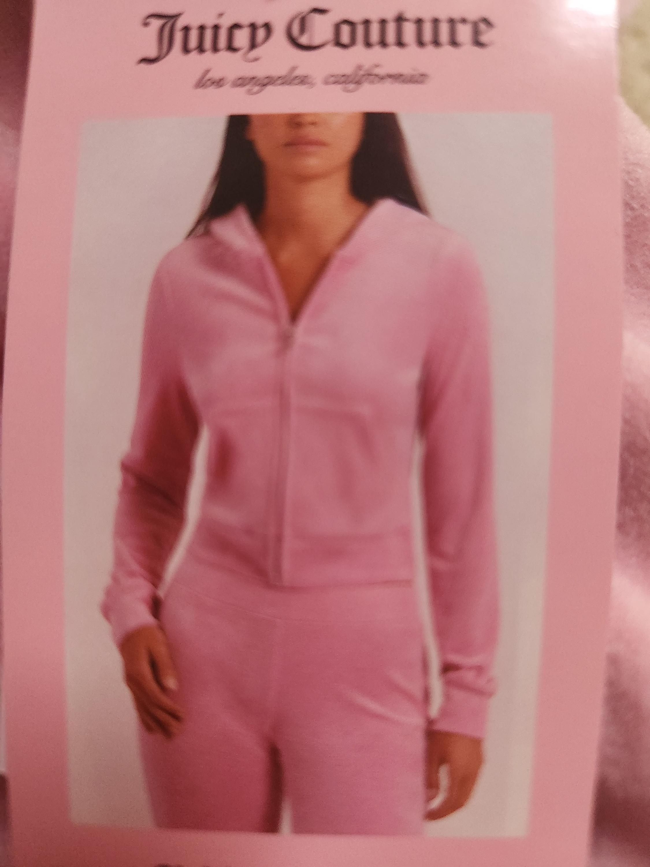 Juicy Couture ピンク ウォームアップウェア XS Juicy Couture Velour Pink Party Track Suit Size XS, Pink