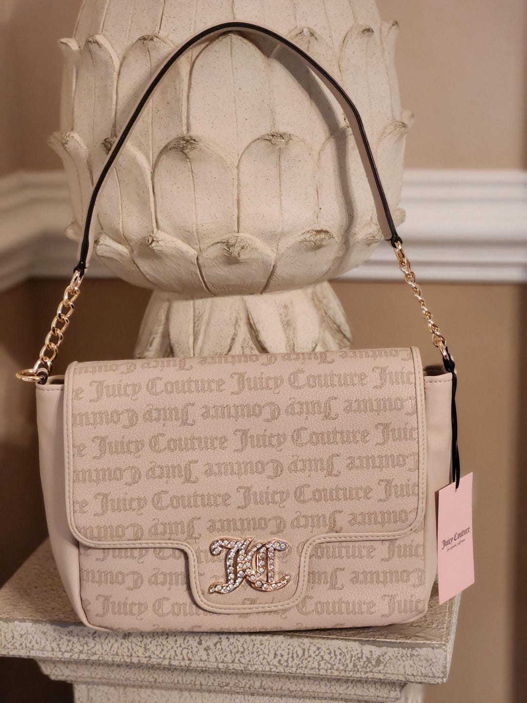 Handbag Juicy Couture Yellow in Cotton - 28559392