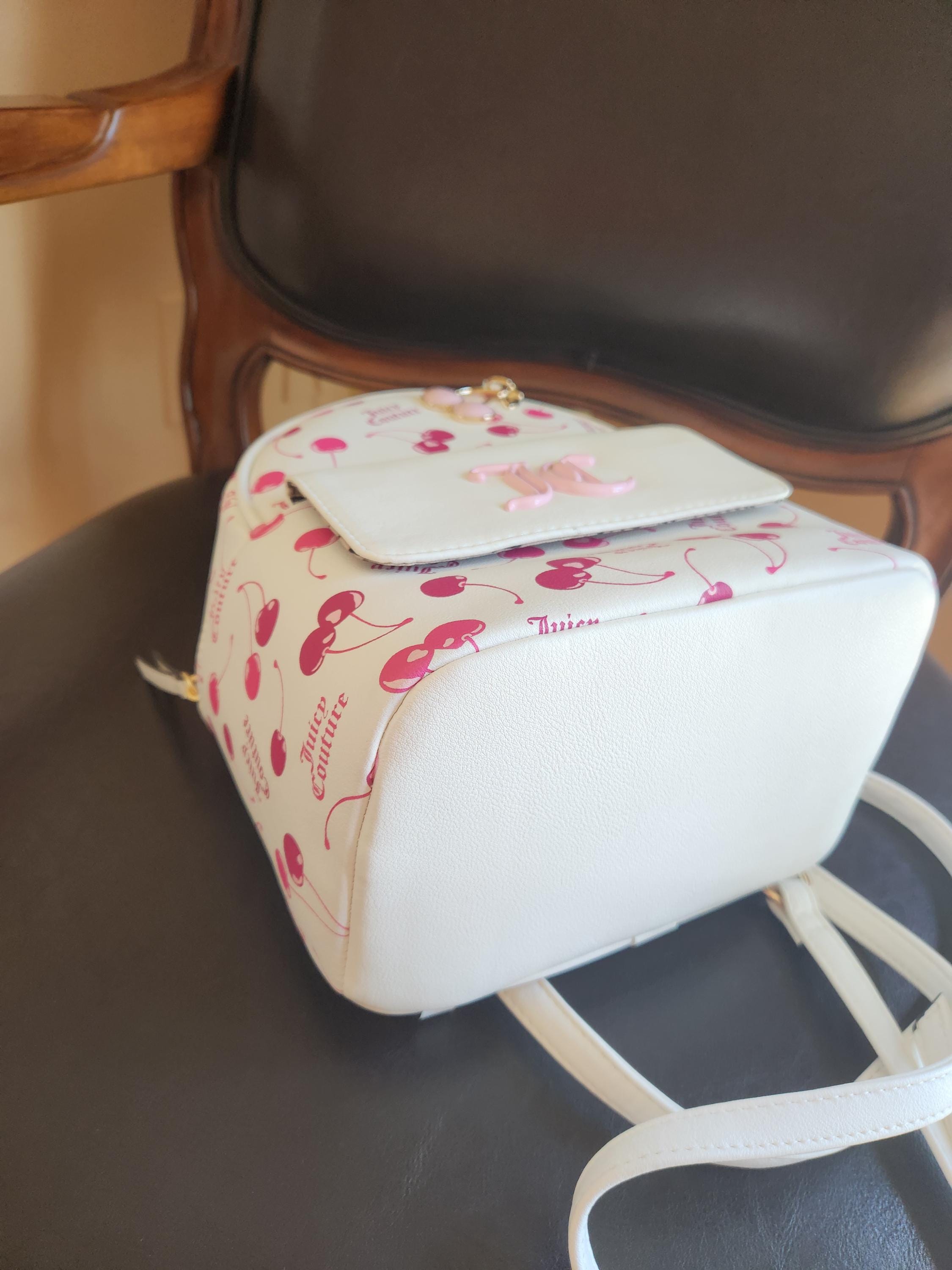 Juicy Couture Cherry on Top Backpack Medium Size White and  display picture 1