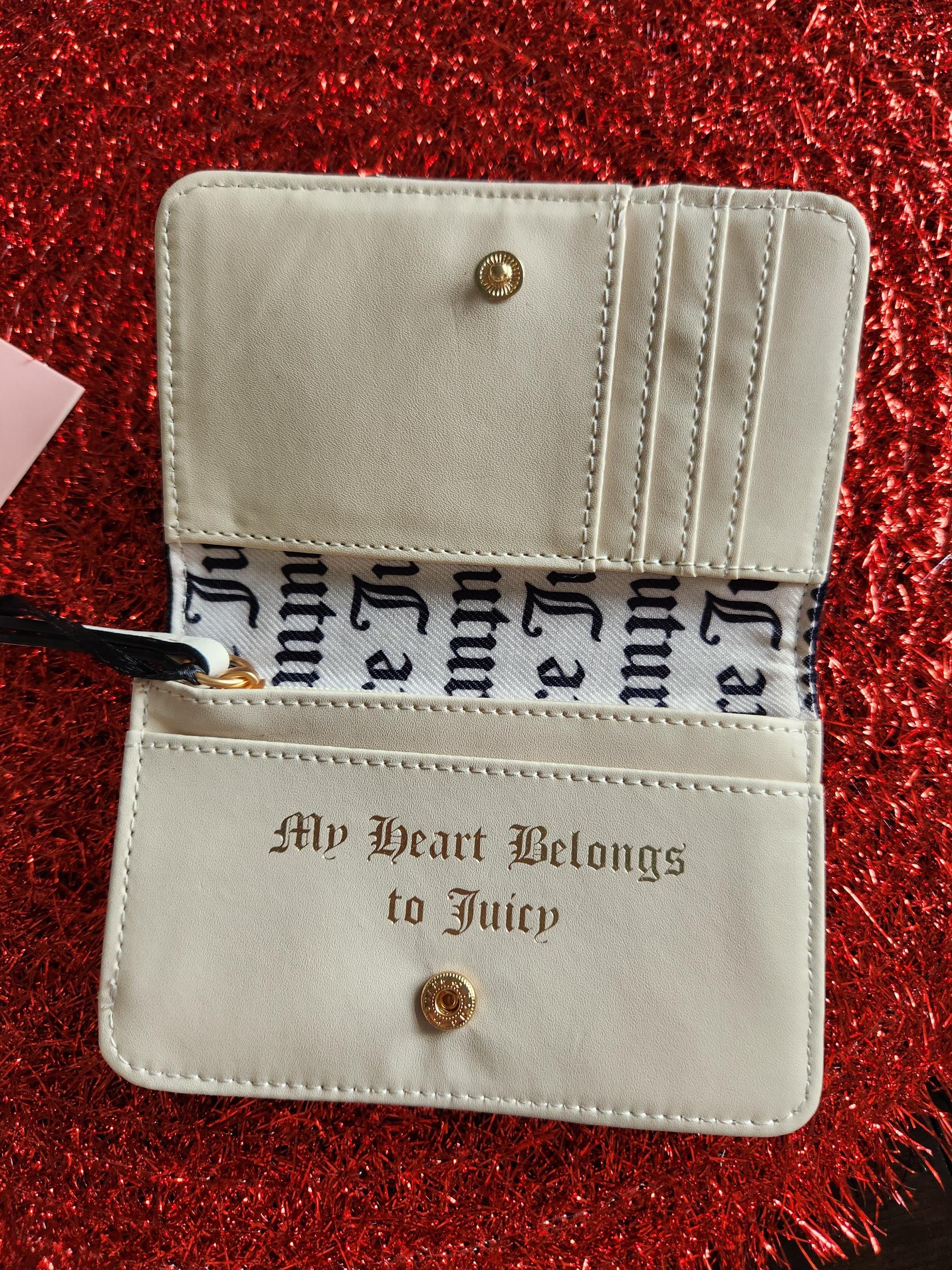 Juicy Couture Retro Vibes Slim Elongated Bifold Wallet