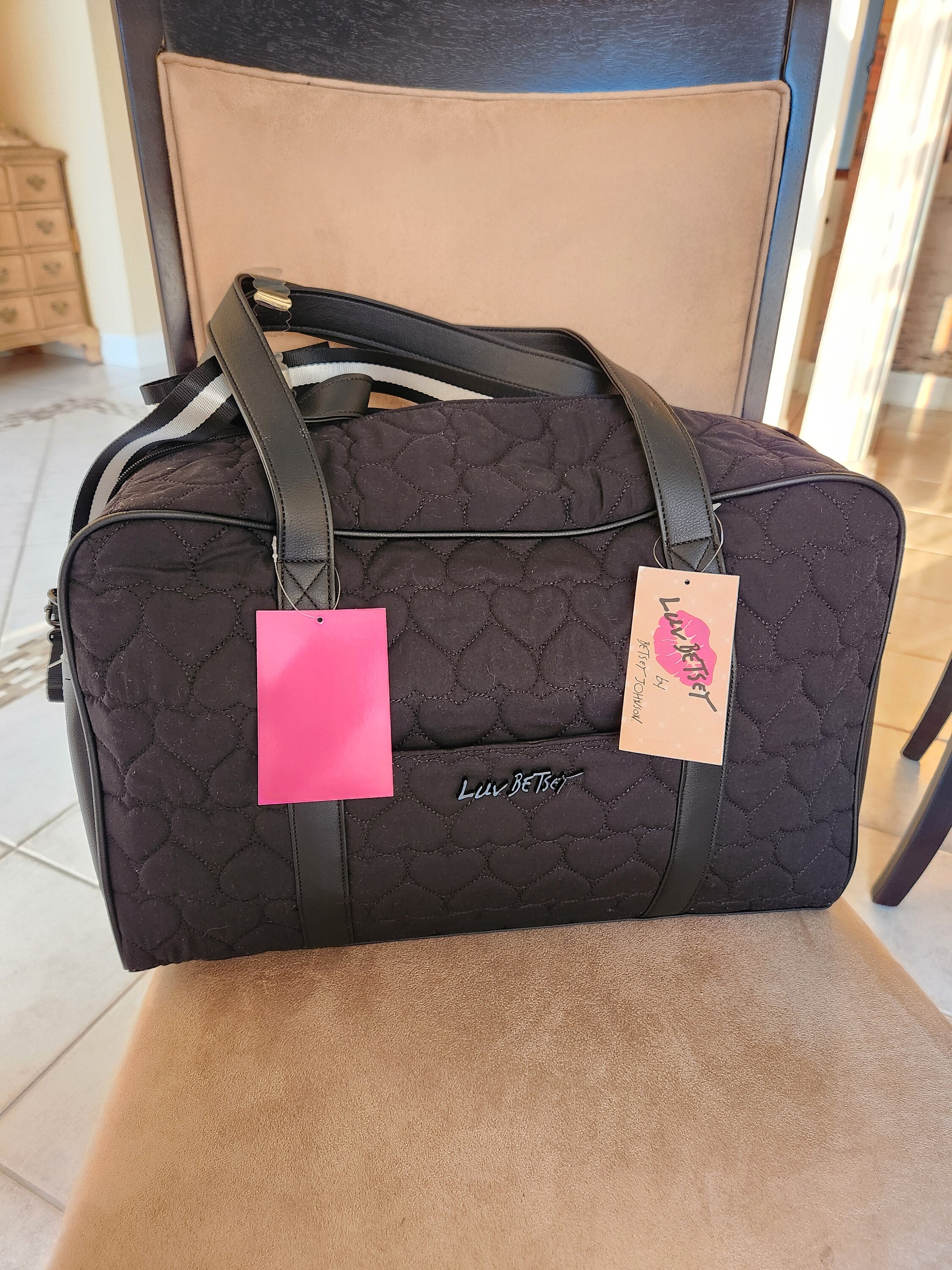 Luv betsey duffle bag deals