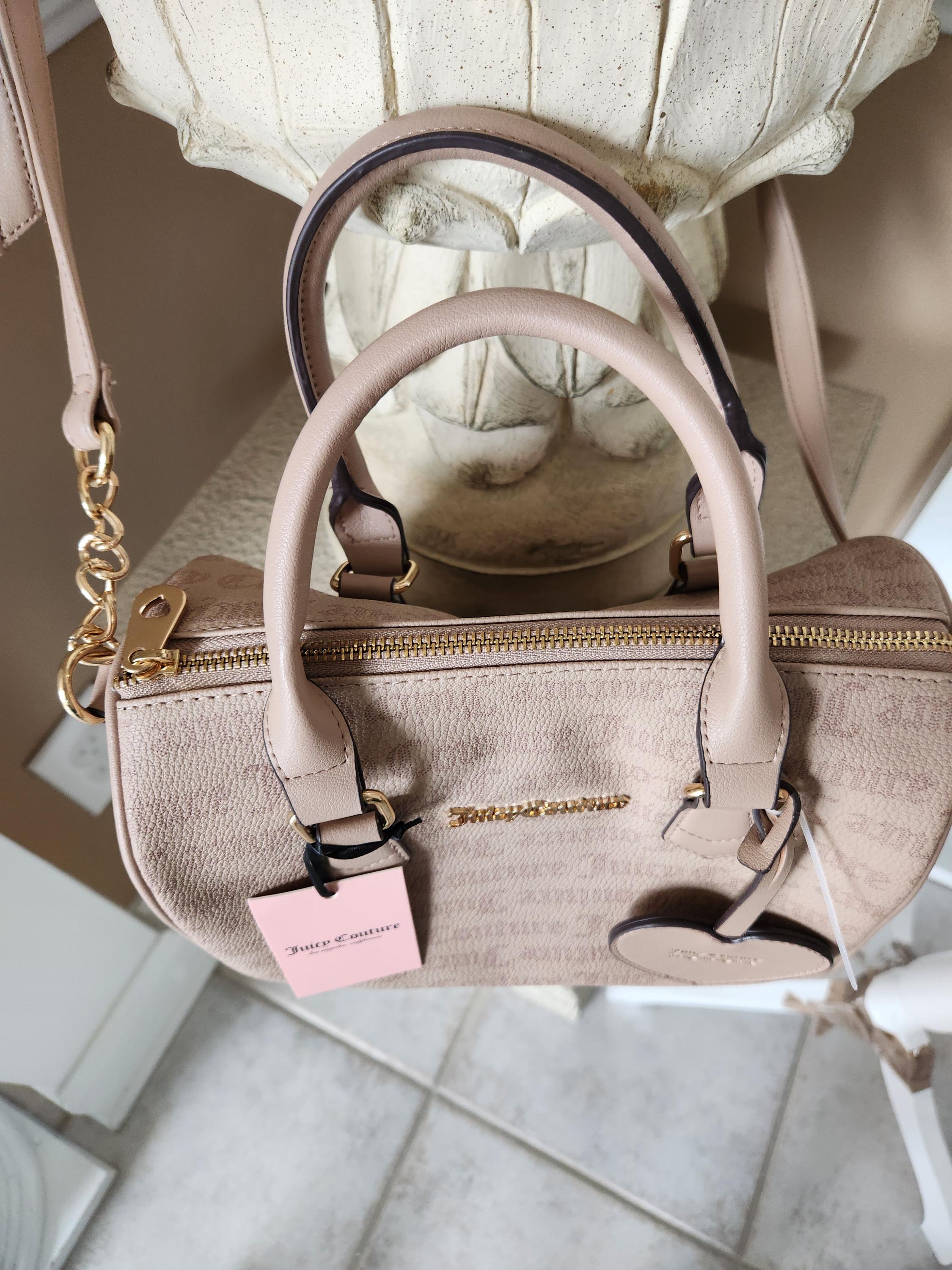 Juicy Couture Gothic Dots Cafe Bestsellers Fame Satchel Crossbody