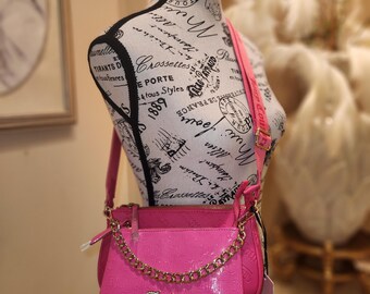 Juicy Couture Double Trouble Crossbody Bag Pink Flash Crown Juicy Couture Double Trouble Crossbody Bag Pink Flash Crown