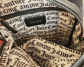 美品　JUICY COUTURE バニティバッグ　かばん　ミラー付き　ブラック Handbag Juicy Couture Black in Polyester - 42546793