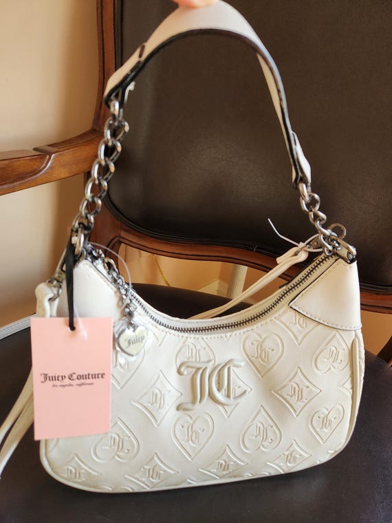 Juicy Couture Crystal Good Times Shoulder Bag Unique Shape Half 