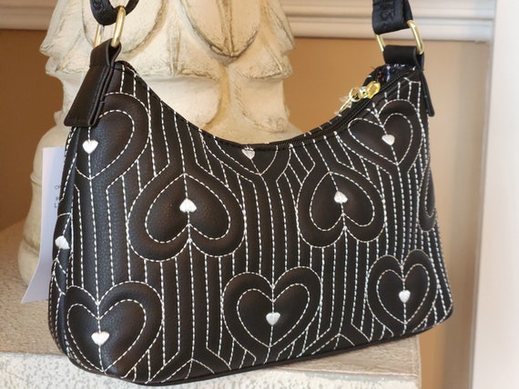 Luv by Betsey Johnson small shoulder bag black an… - image 5