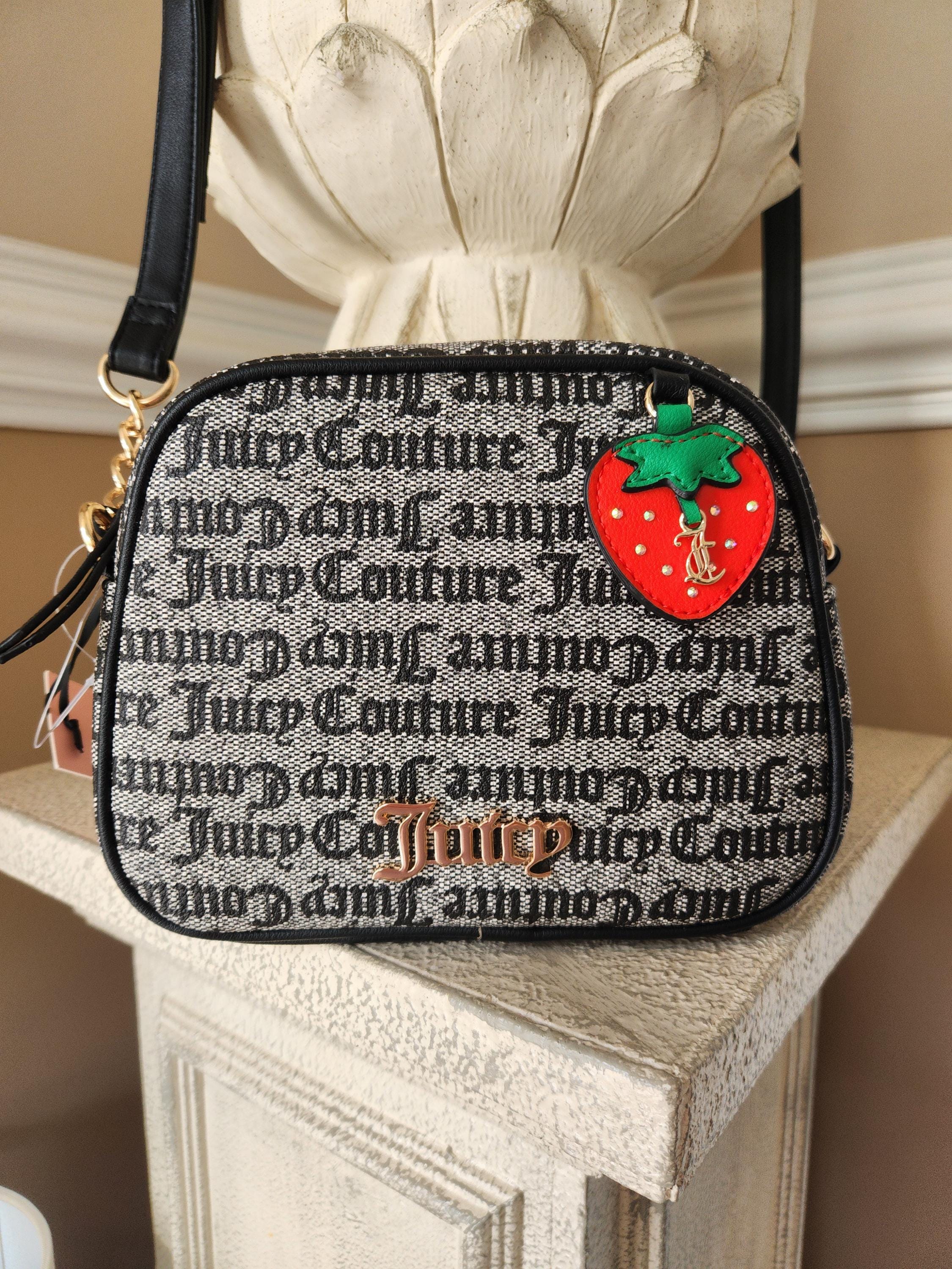 Juicy Couture Black Beige Liquorice Freshly Picked Camera Bag With Juicy Couture Black Beige Liquorice Freshly Picked Camera Bag With