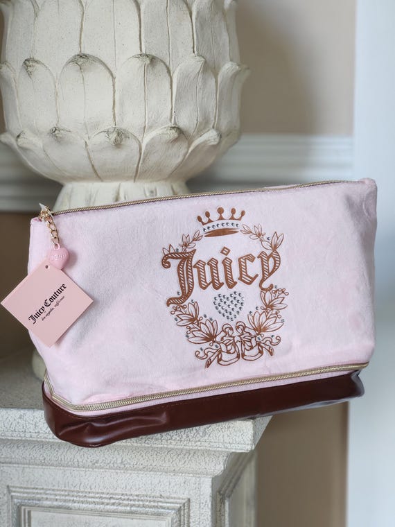 VELVET MAKE-UP POUCH LARGE LIGHT ROSE VELVET MAKE-UP POUCH LARGE LIGHT ROSE