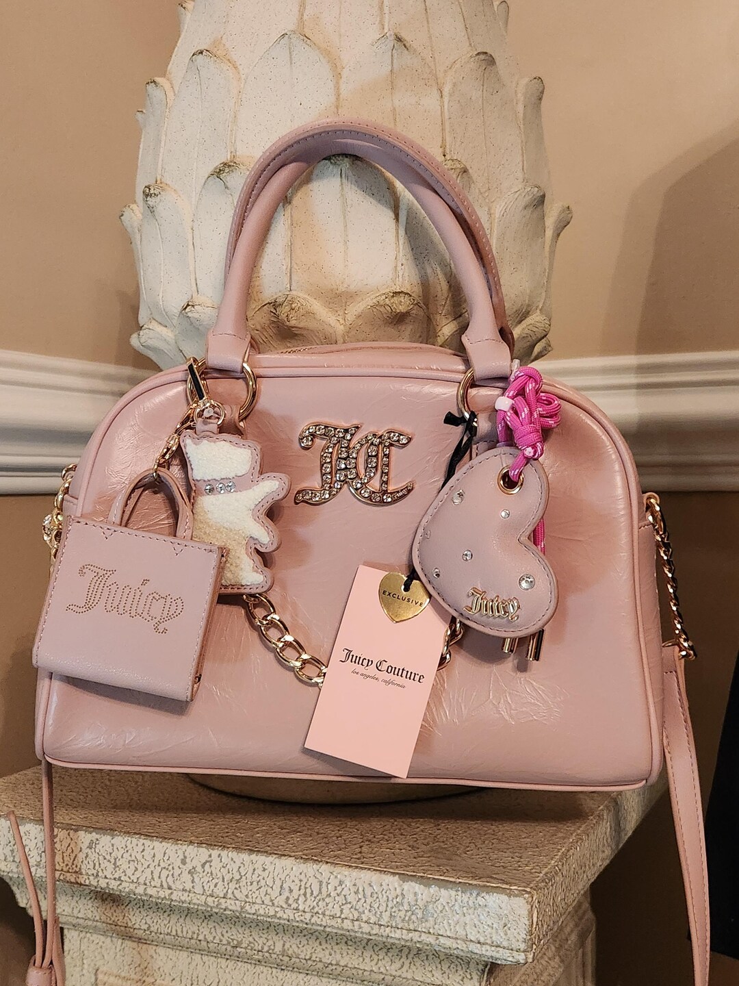 Juicy Couture Juicify Satchel Dusty Blush Exclusive Limited