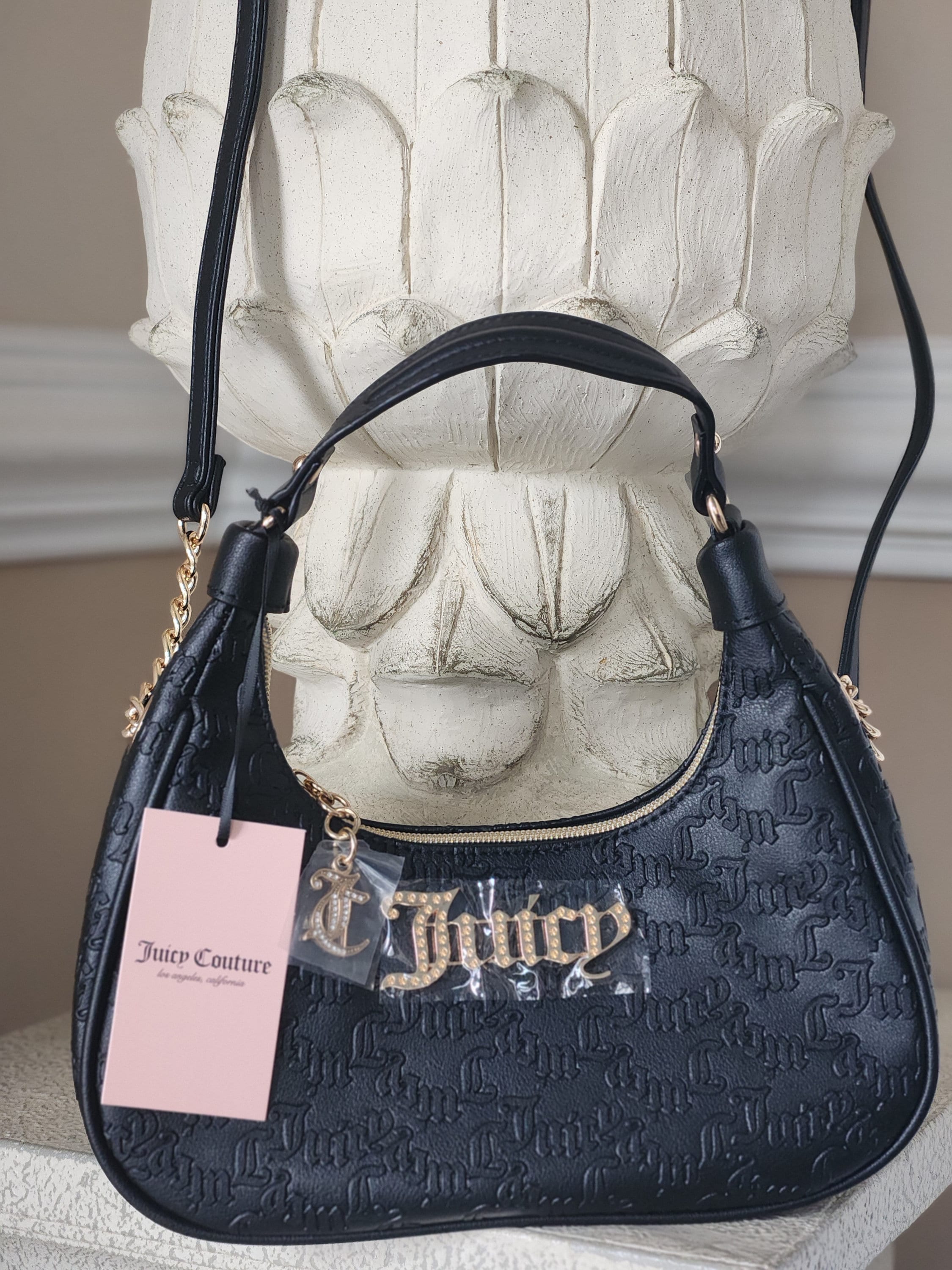 Juicy Couture Black Liquorice Semi Charmed Coho Crossbody
