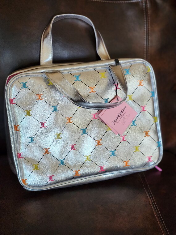 Juicy Couture Travel Cosmetic Bag Weekender Makeup Bag Multi