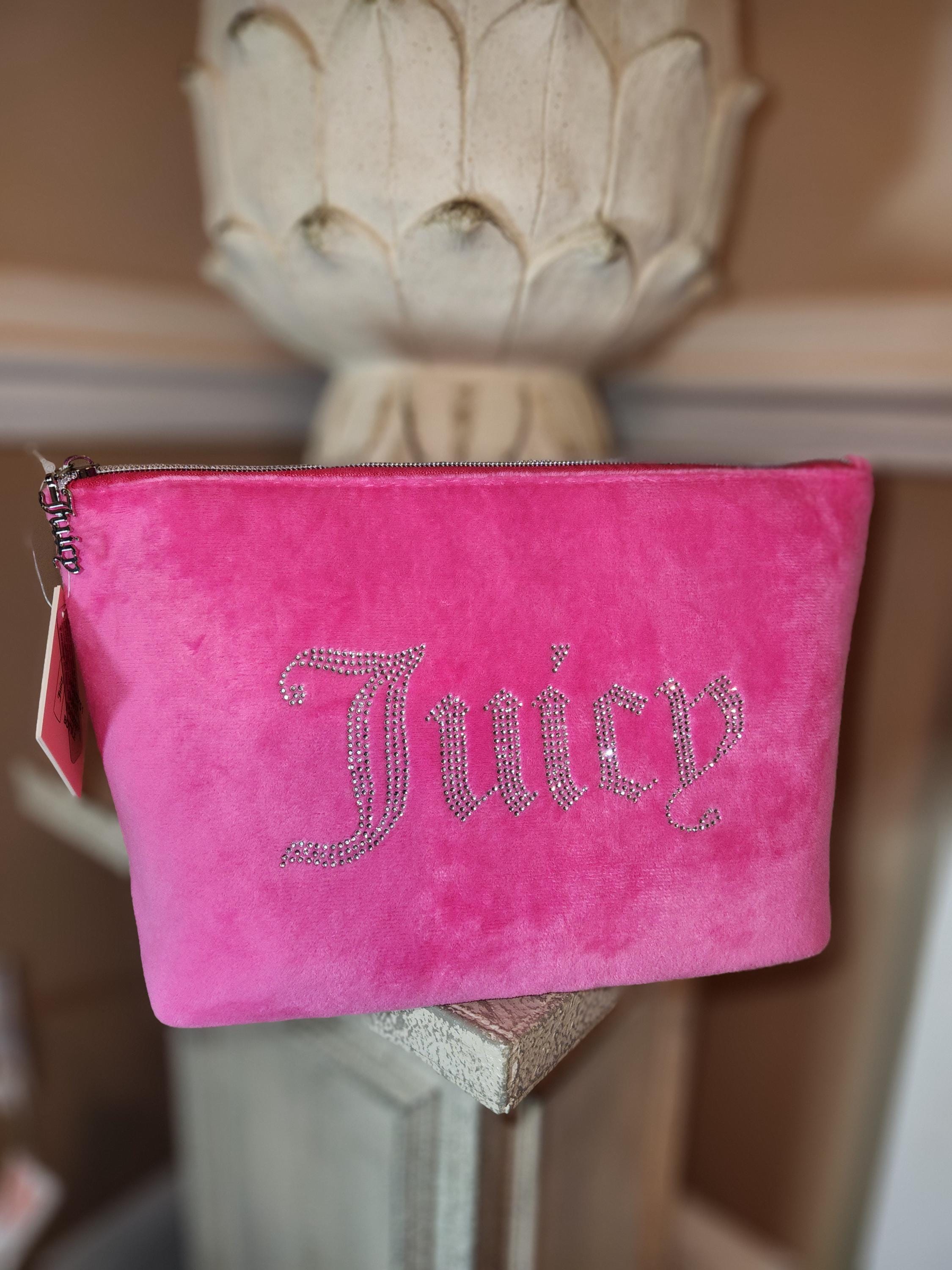 Juicy Couture Pink Velvet Purse - Etsy Juicy Couture Pink Velvet Purse - Etsy