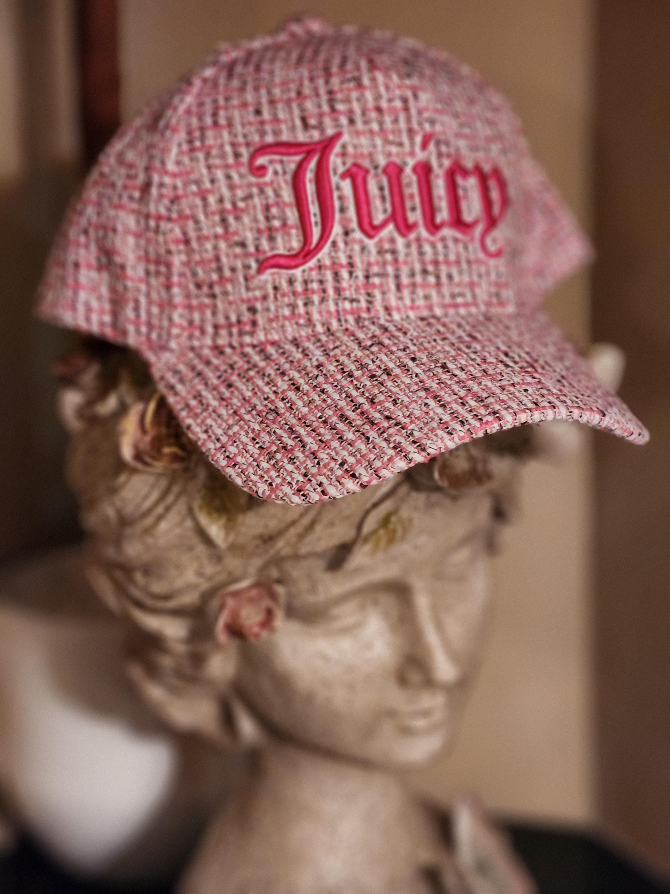 Juicy Couture Pink Womens Baseball Cap Hat One Size