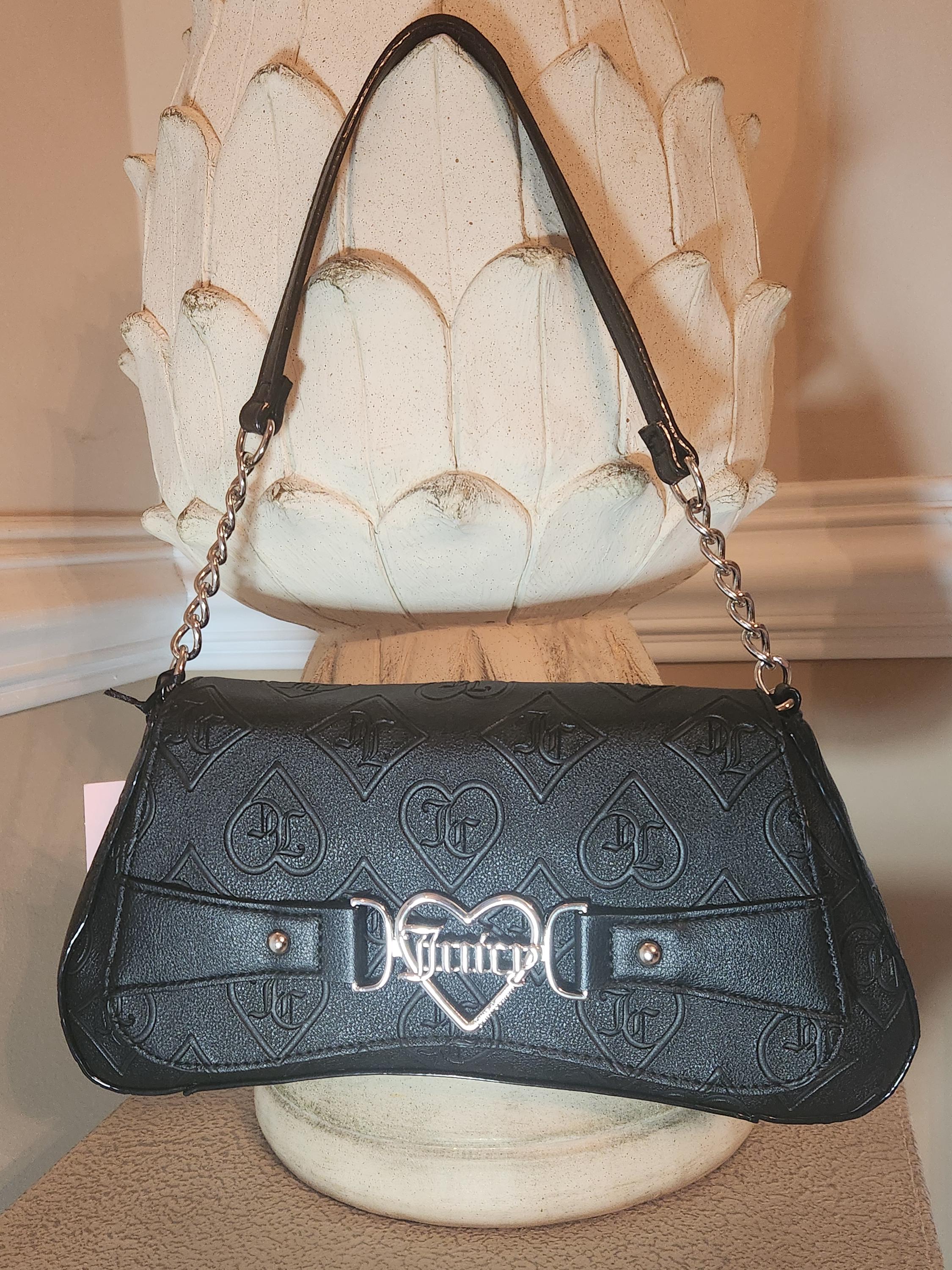 Juicy Couture Liquorice Only Juicy Flap Shoulder Bag Small Juicy Couture Liquorice Only Juicy Flap Shoulder Bag Small