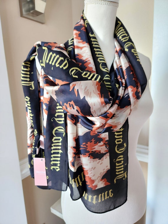 Juicy Couture Y2K 100% Silk Head Scarf il_fullxfull.6130358750_skki.jpg main image 4