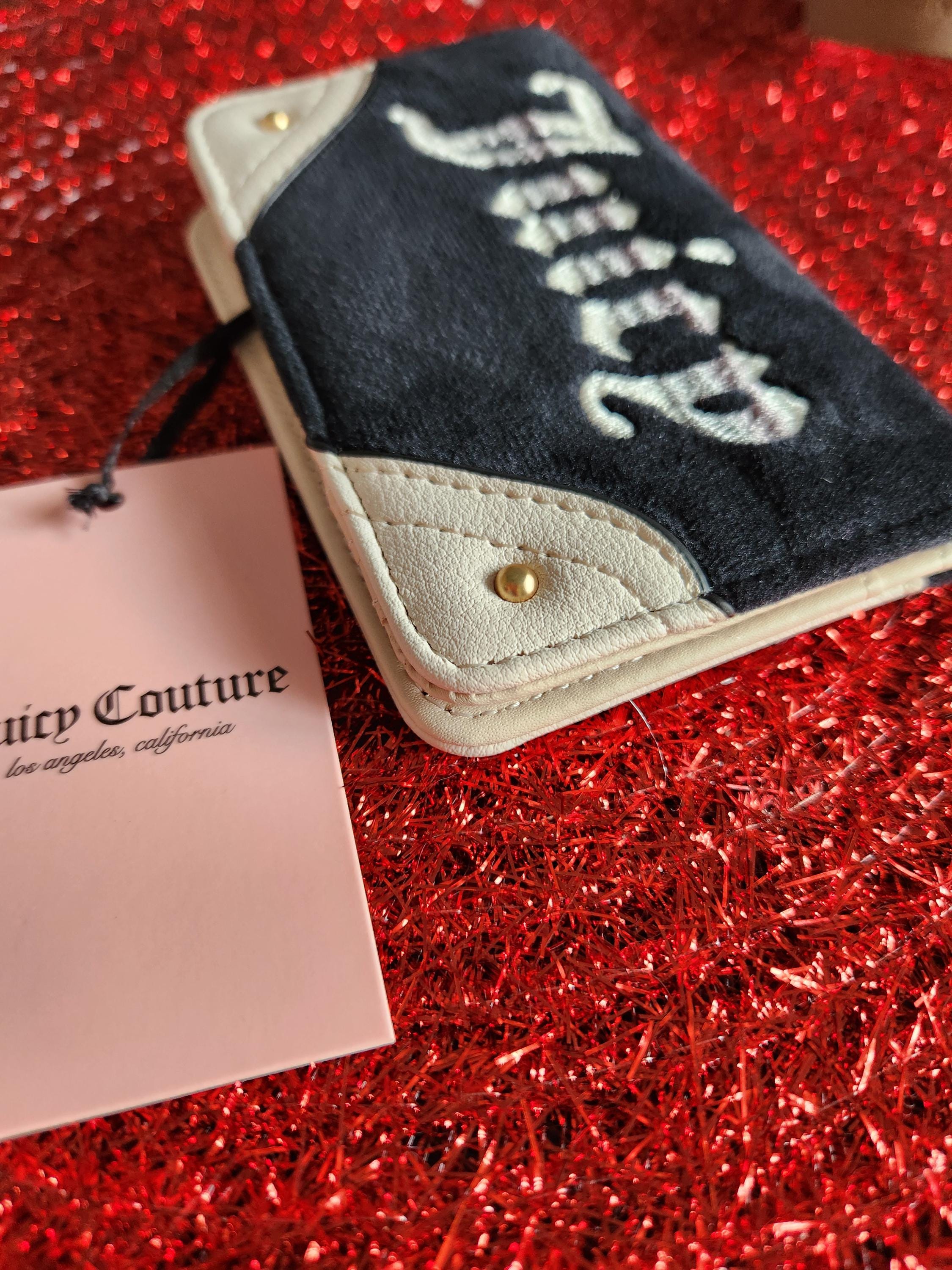 Juicy Couture Retro Vibes Slim Elongated Bifold Wallet