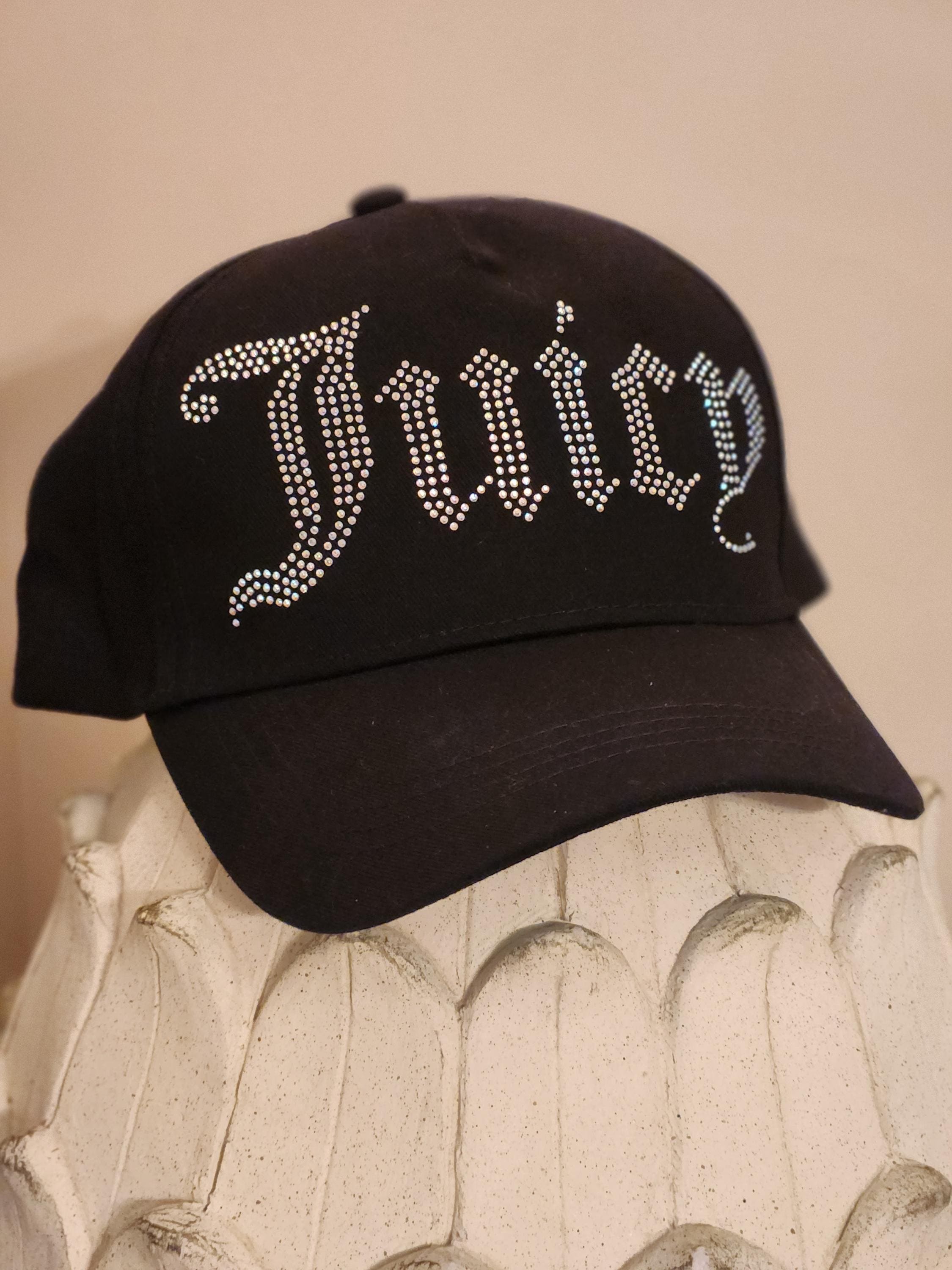 JUICY COUTURE★Rhinestone logo cap 帽子送料込み JC28 Juicy Couture Pink Womens Baseball Cap Hat One Size