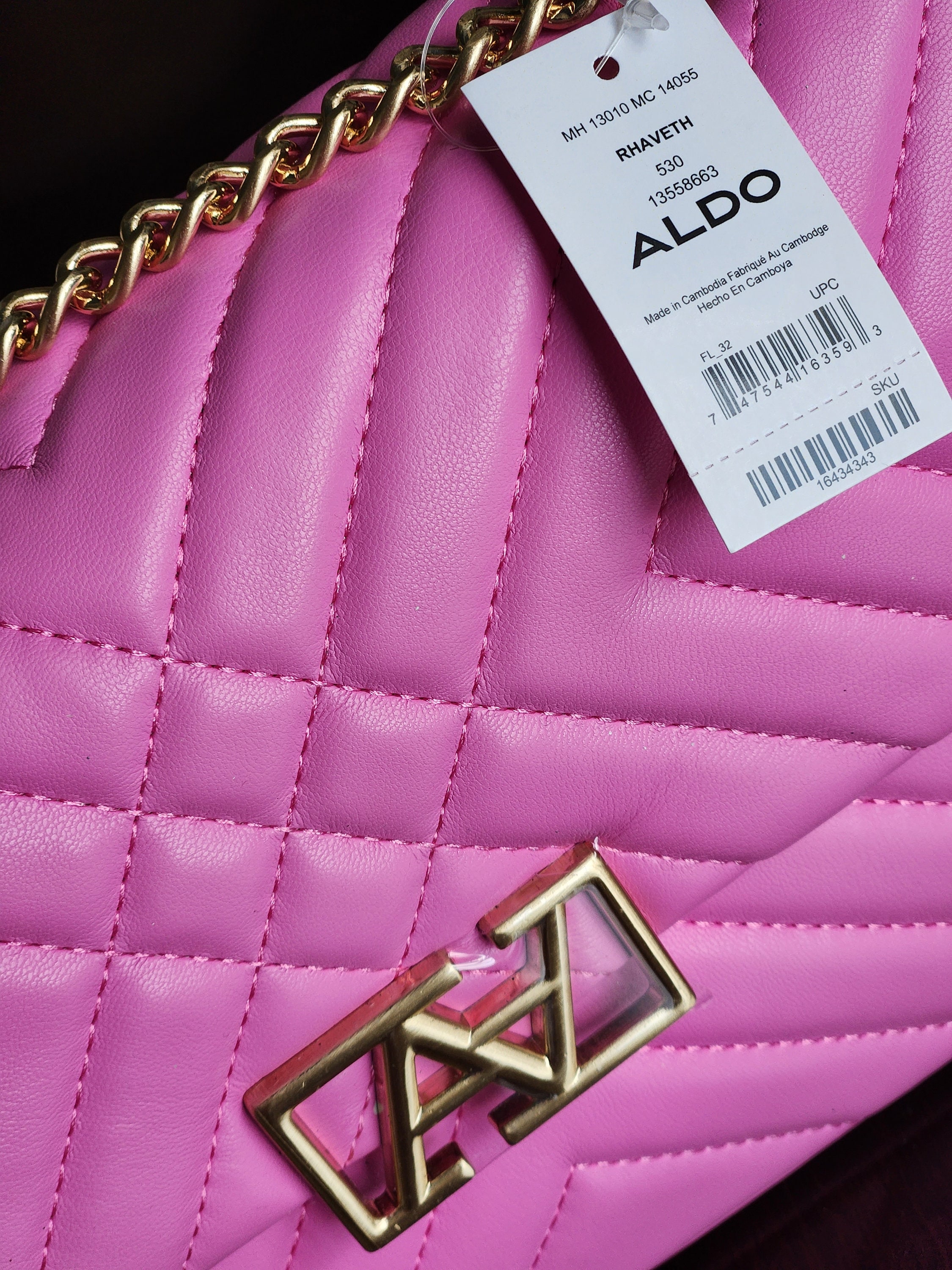 Aldo Light Purple Rhaveth Women's Crossbody, Hot Pink Purse, Handbag Fun  Color Purse Accessories Orginazer Barbie Style 