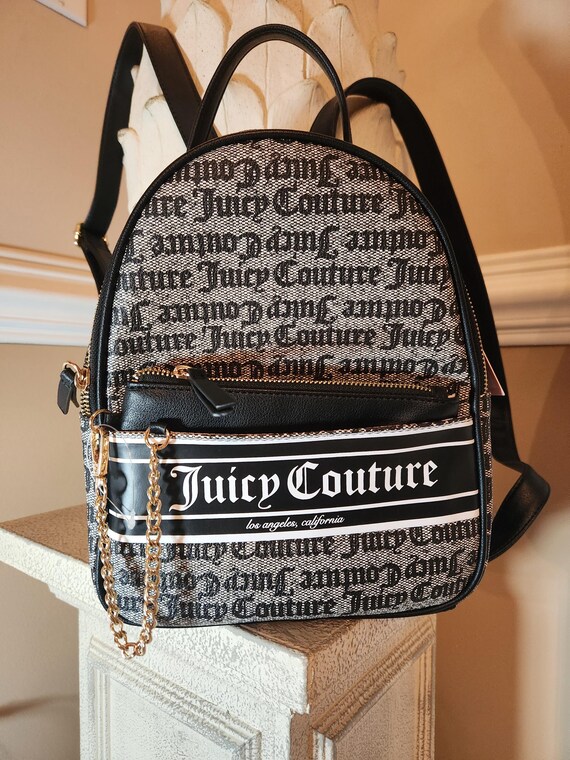 Buy Juicy Couture Rosie Pullout Backpack Black/ Beige Color  display picture 2