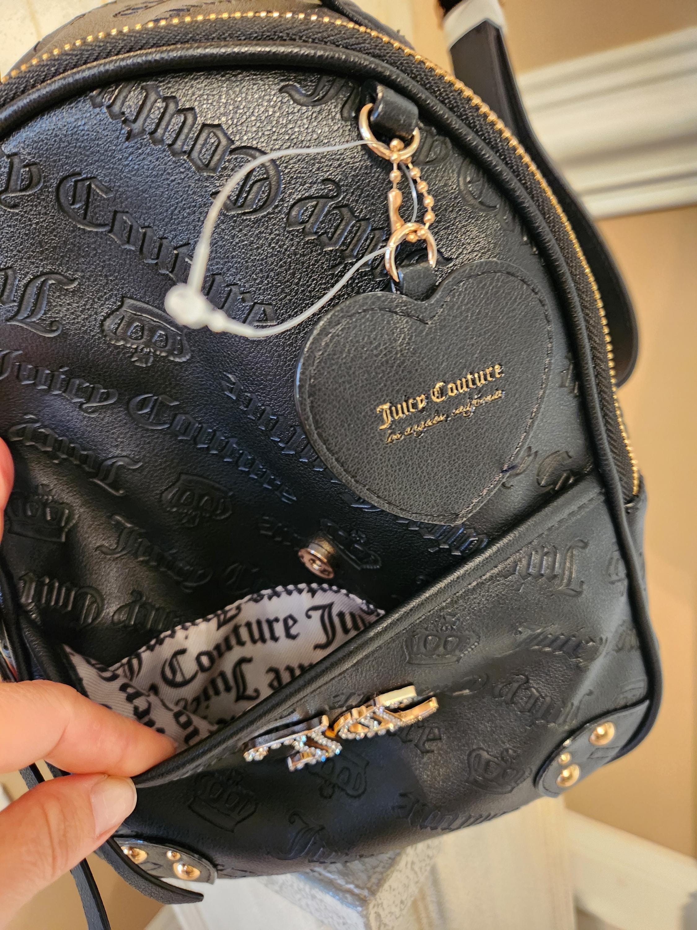 Juicy Couture No Rules Backpack Black Small Weekender With 