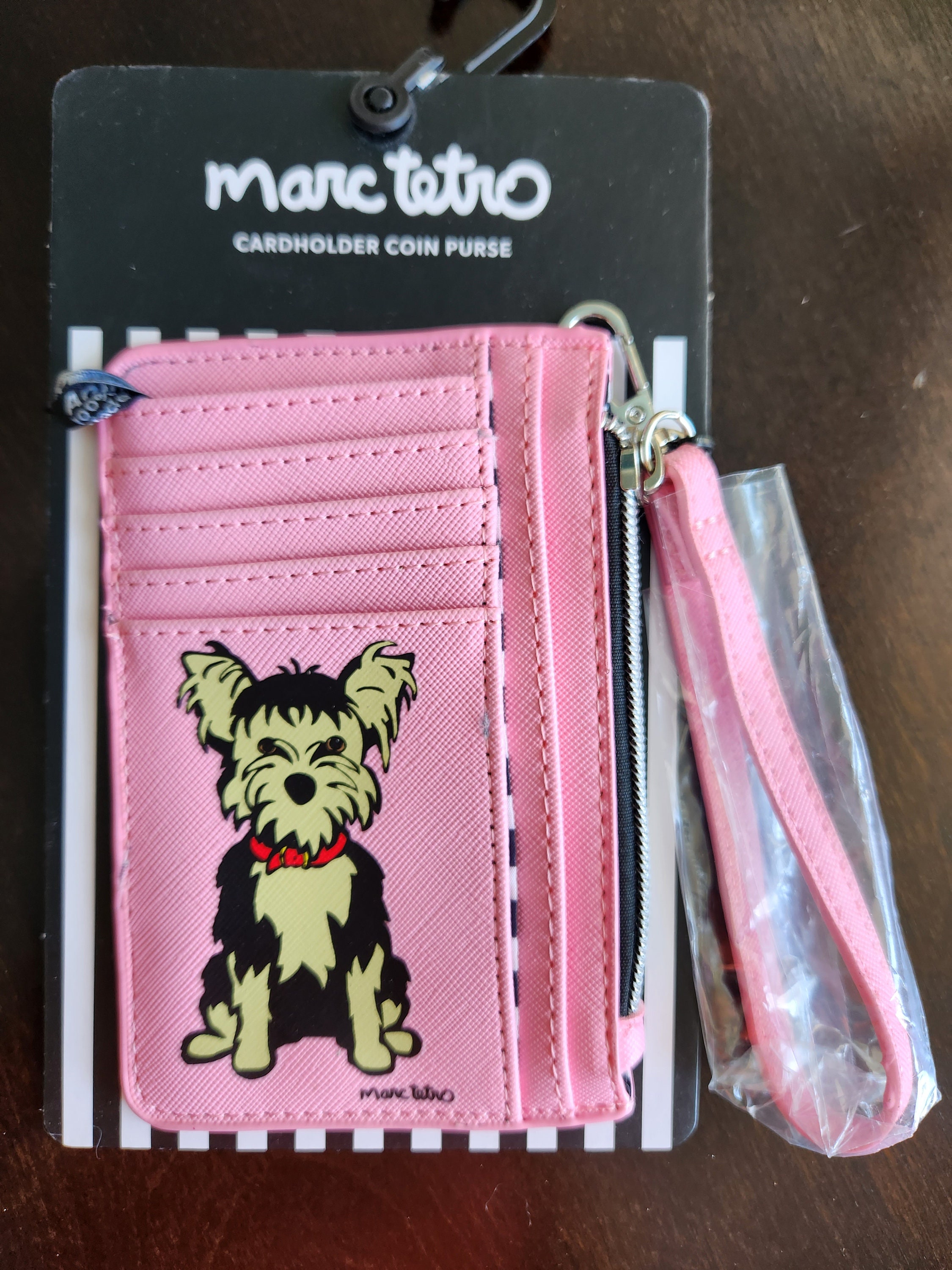 Marc Tetro Westie Terrier Dog Puppy Wallet and Change Purse Red New,   in 2023