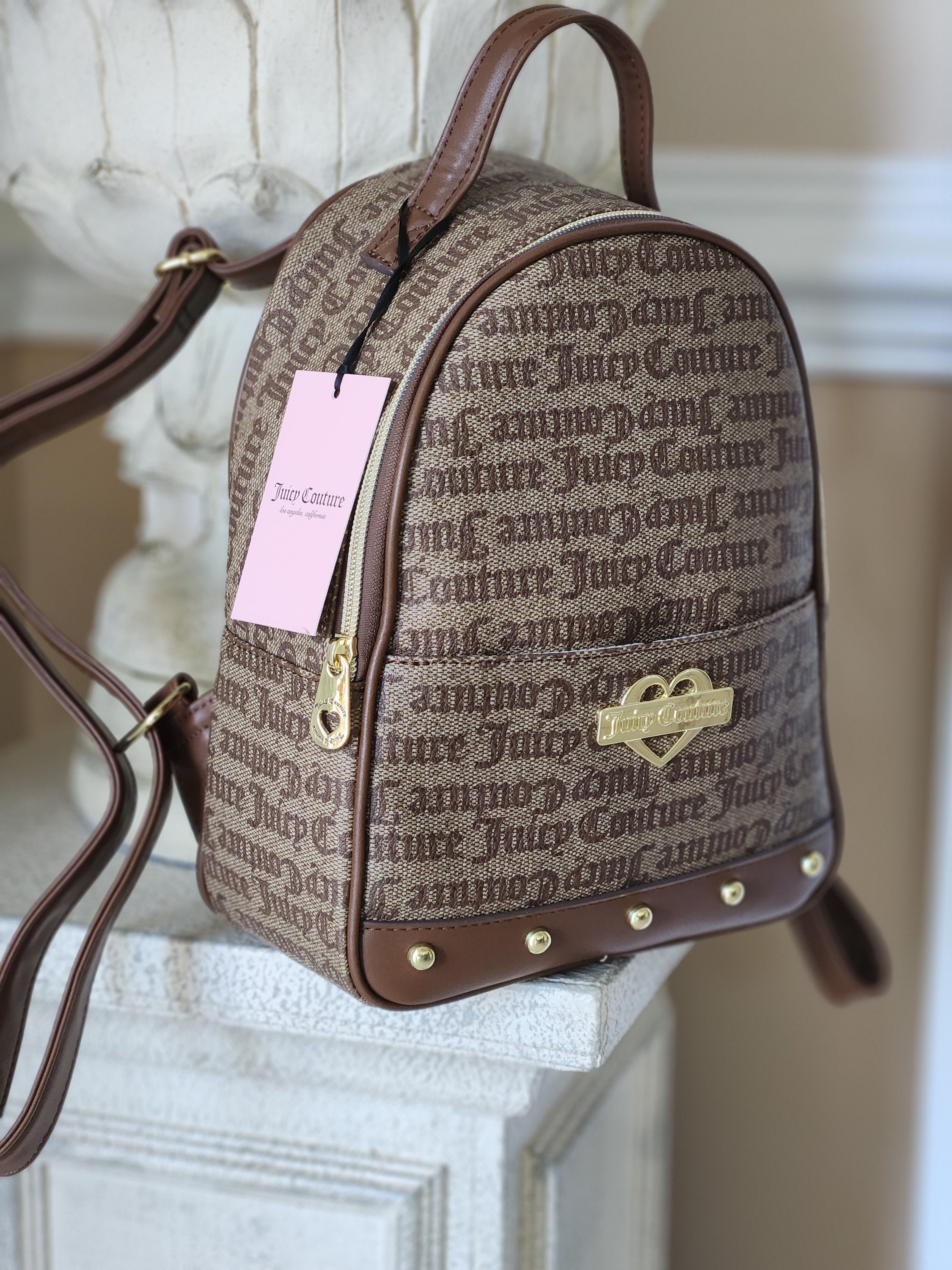 Juicy Couture Zipped Pocket Backpacks for Women