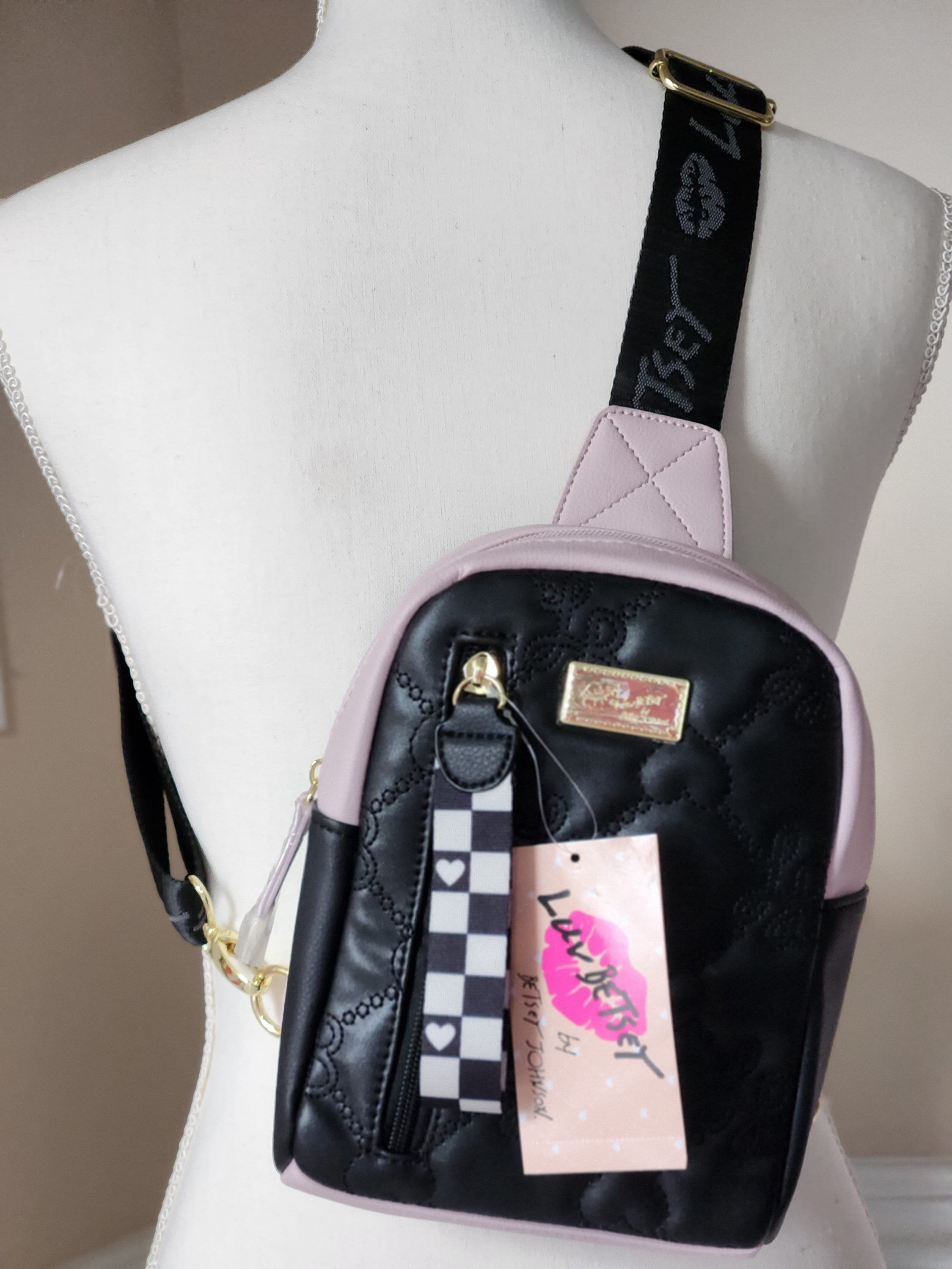 Luv Betsey By Betsey Johnson Women's Pink Laura Large Tote Handbag -  Walmart.com