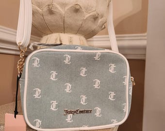 Juicy Couture Crystal Good Times Backpack Cream ( off White) With 