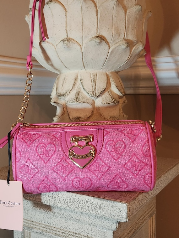 驚きの安さ Juicy Couture Juicy Pink Precious Moments Roll Crossbody Bag バッグ
