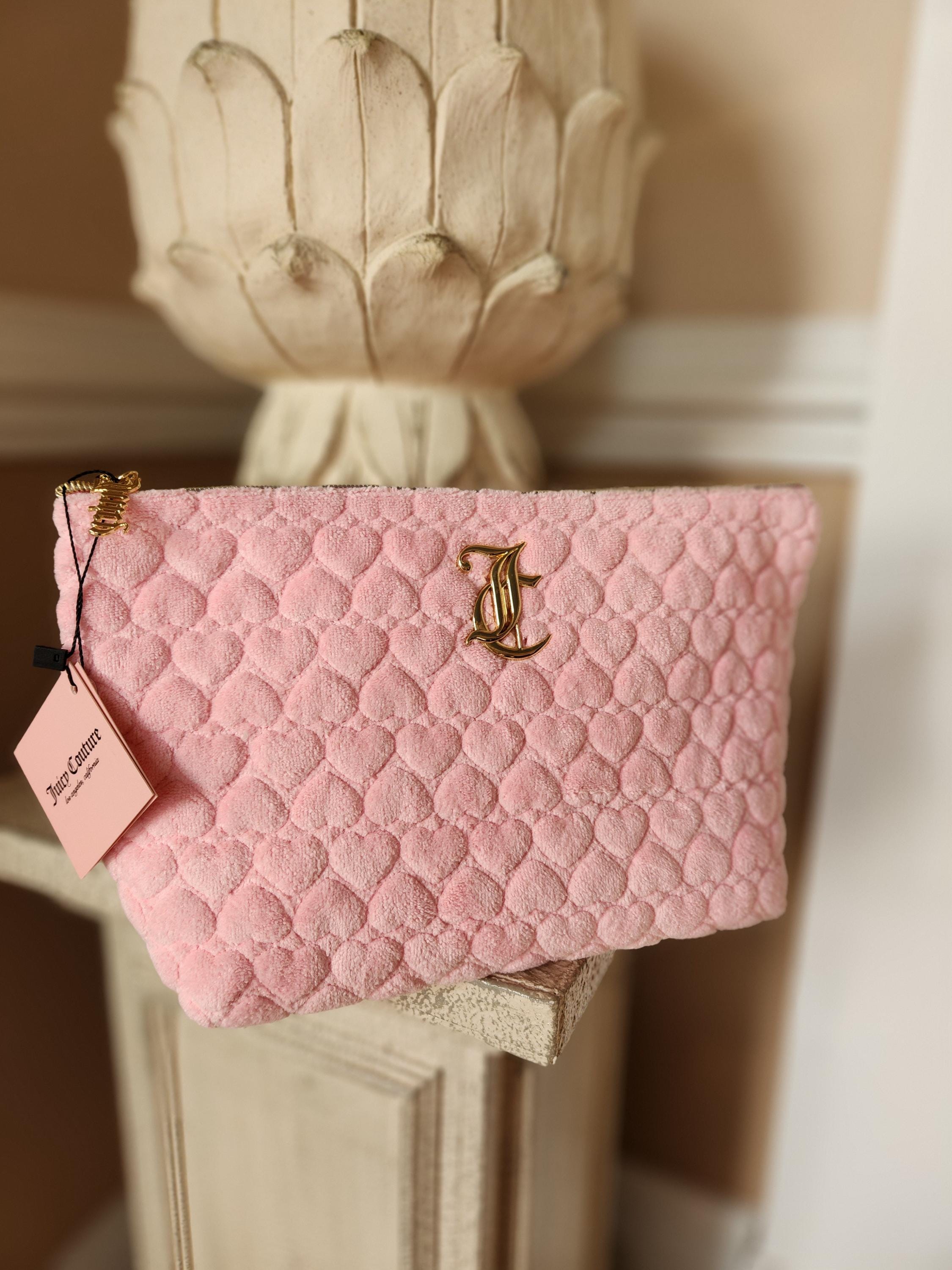 Juicy Couture Pink Velvet Purse - Etsy Juicy Couture Pink Velvet Purse - Etsy