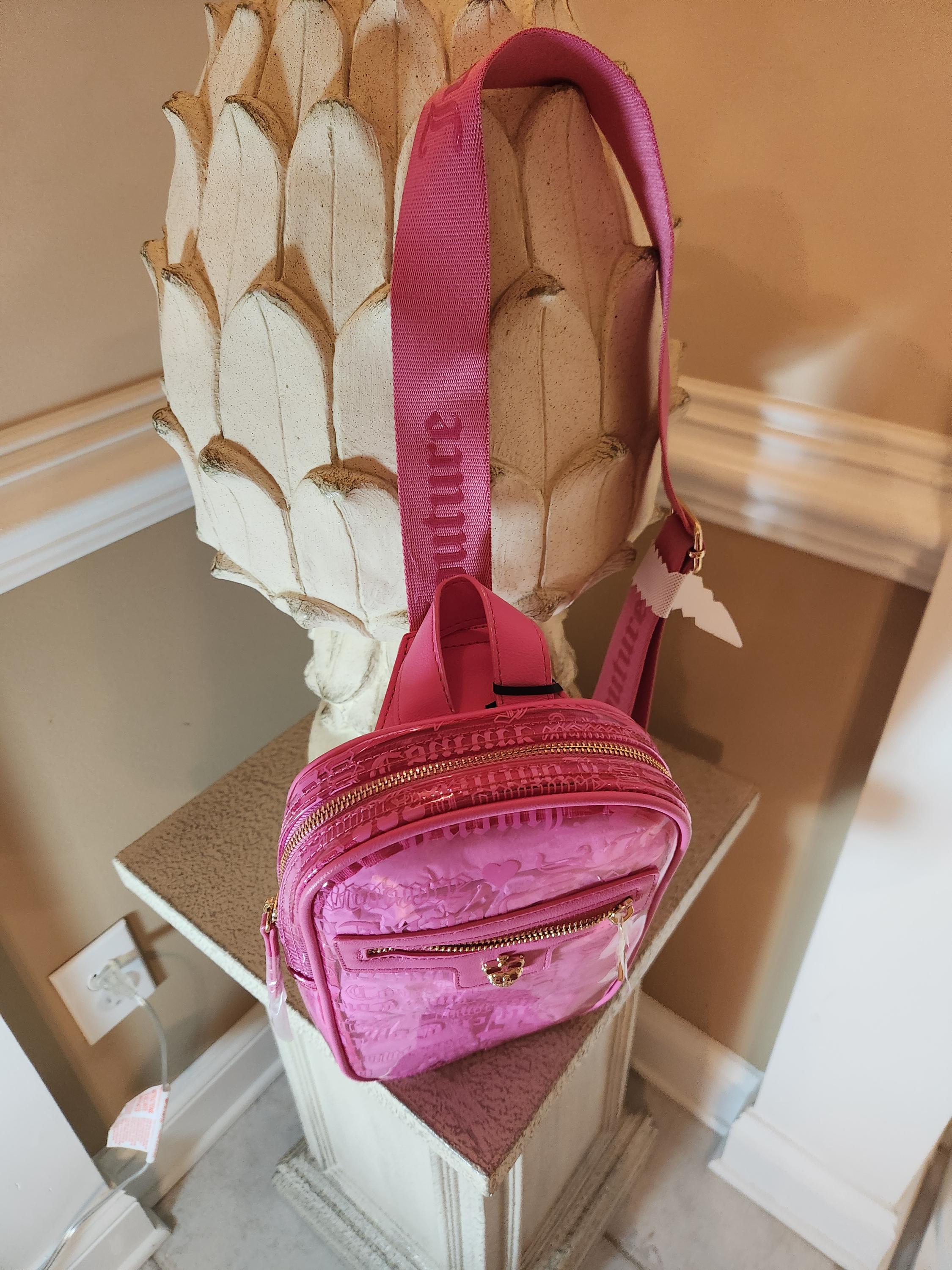 Juicy Couture Heart Pink Beachin Sling Logo All Over the  display picture 2