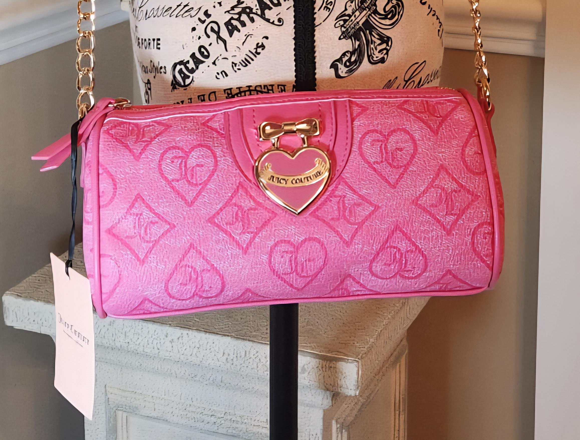 Juicy Couture Juicy Pink Precious Moments Roll Crossbody Bag