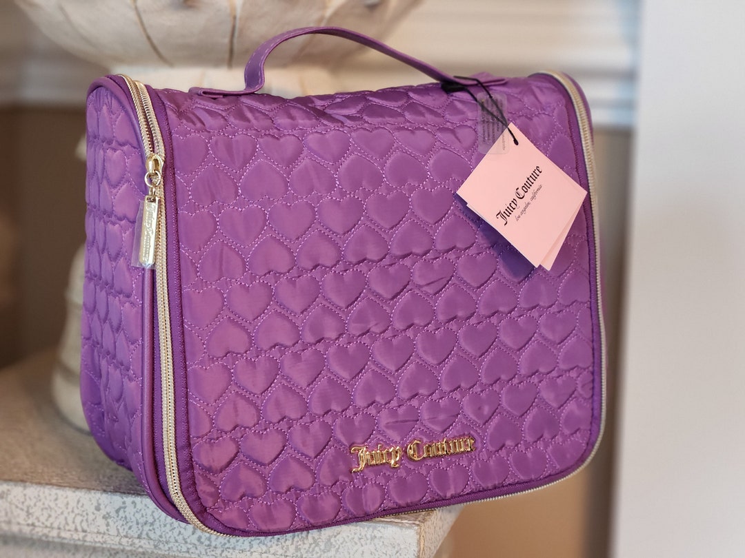 Juicy Couture Travel Cosmetic Bag Large Hanging Bag With Etsy