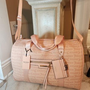 Juicy Couture Bestseller Rosie Travel Weekender Pink Lemonade