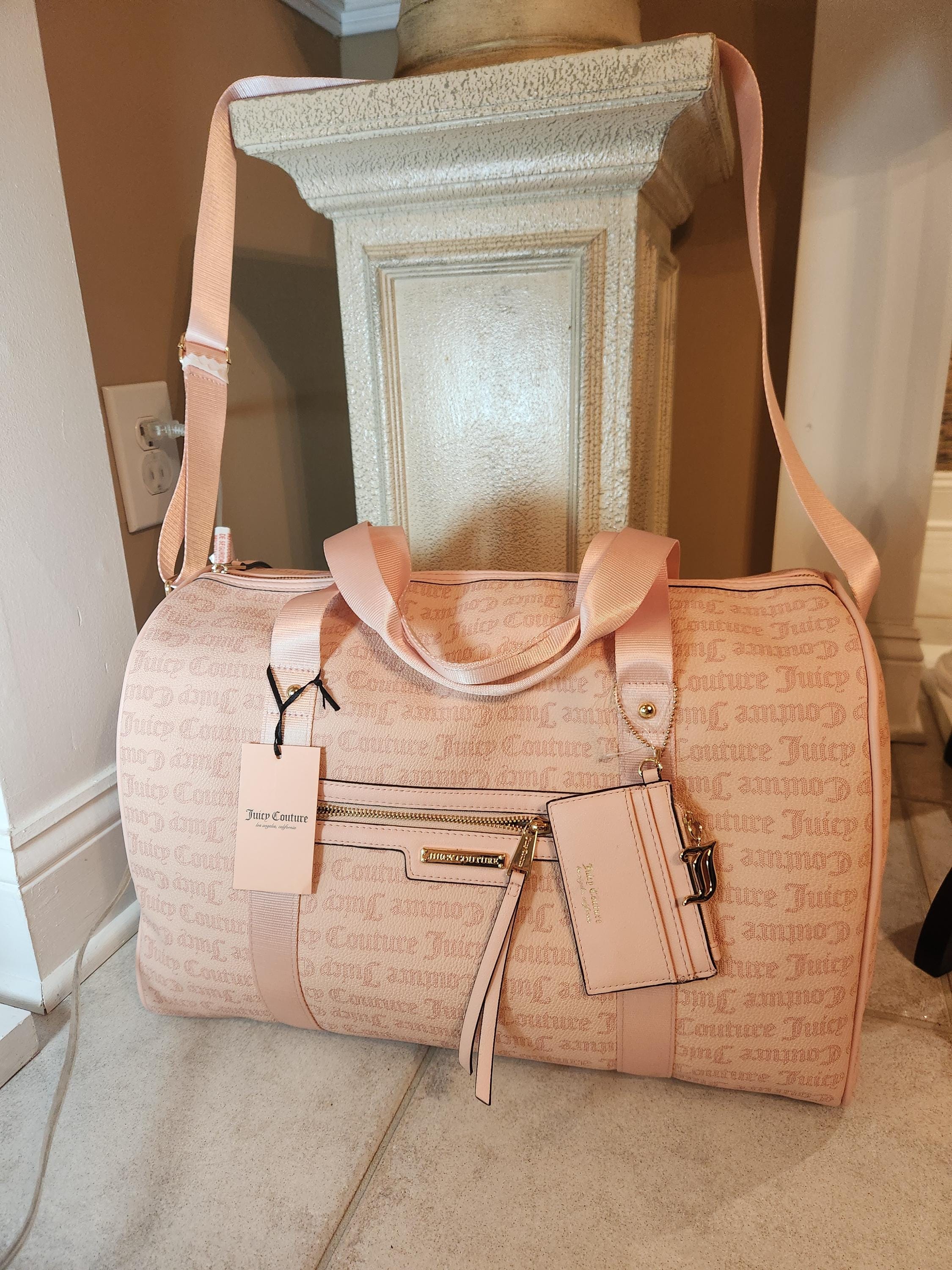 Juicy Couture Bestseller Rosie Travel Weekender Pink Lemonade