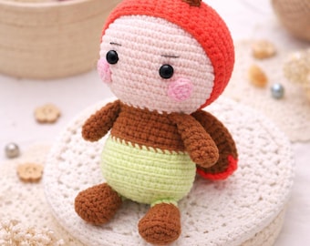 Firefly Amigurumi Crochet Pattern PDF Kawaii Bug Plush Toy – Beginner Friendly DIY – Instant Download