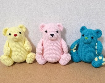 Amigurumi Bear Crochet Pattern – Easy Teddy Plush Toy (PDF Download)