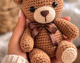 Amigurumi Teddy Bear Crochet Pattern | Beginner Friendly Plush Toy PDF