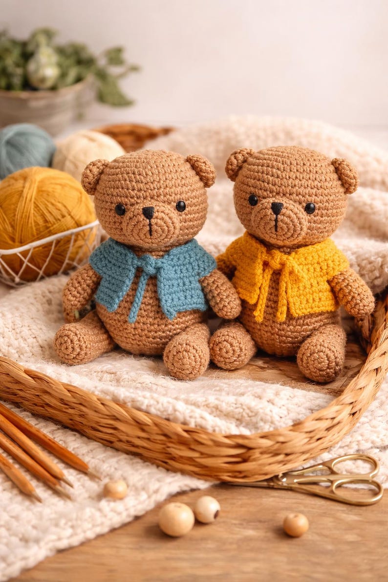 Amigurumi Teddy Bear Crochet Pattern | Beginner Friendly Plush Toy PDF ...