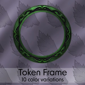 Elevate Your D&D and Pathfinder Adventures with Exquisite Custom Token Frames for TTRPGs - Enhance Your Gaming Experience!