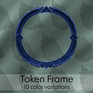 DND Profile Token Frame, 10 Colors. Artifact, Desert, for Roll20, Foundry VTT, other Virtual Table Tops, Dungeons & Dragons, Pathfinder